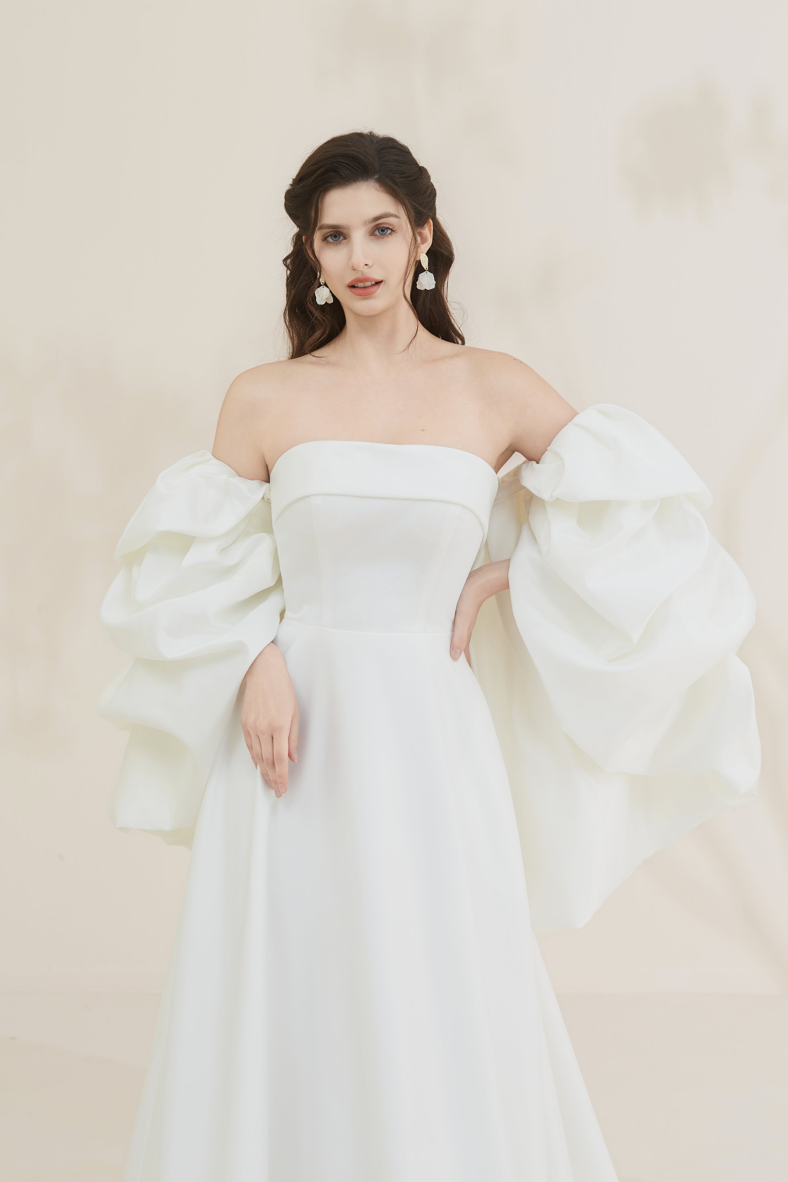 The Beauty of Handmade Satin Simple Wedding Dresses